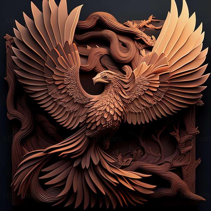 3D model phoenix (STL)